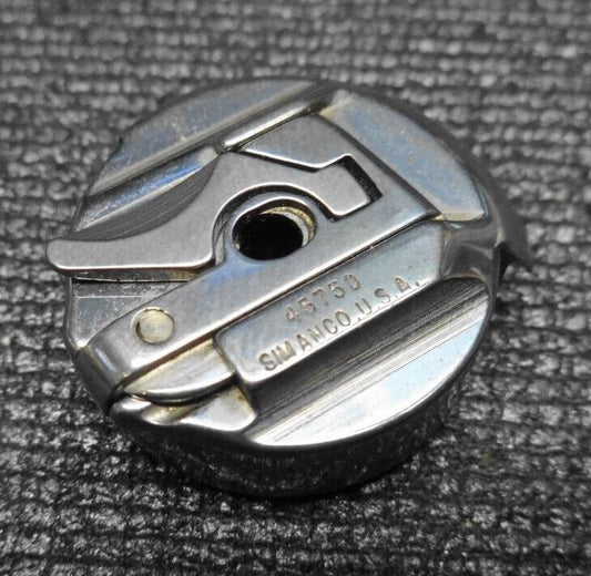 ORIGINAL SINGER SIMANCO 45750 BOBBIN CASE FOR FEATHERWEIGHT - #1