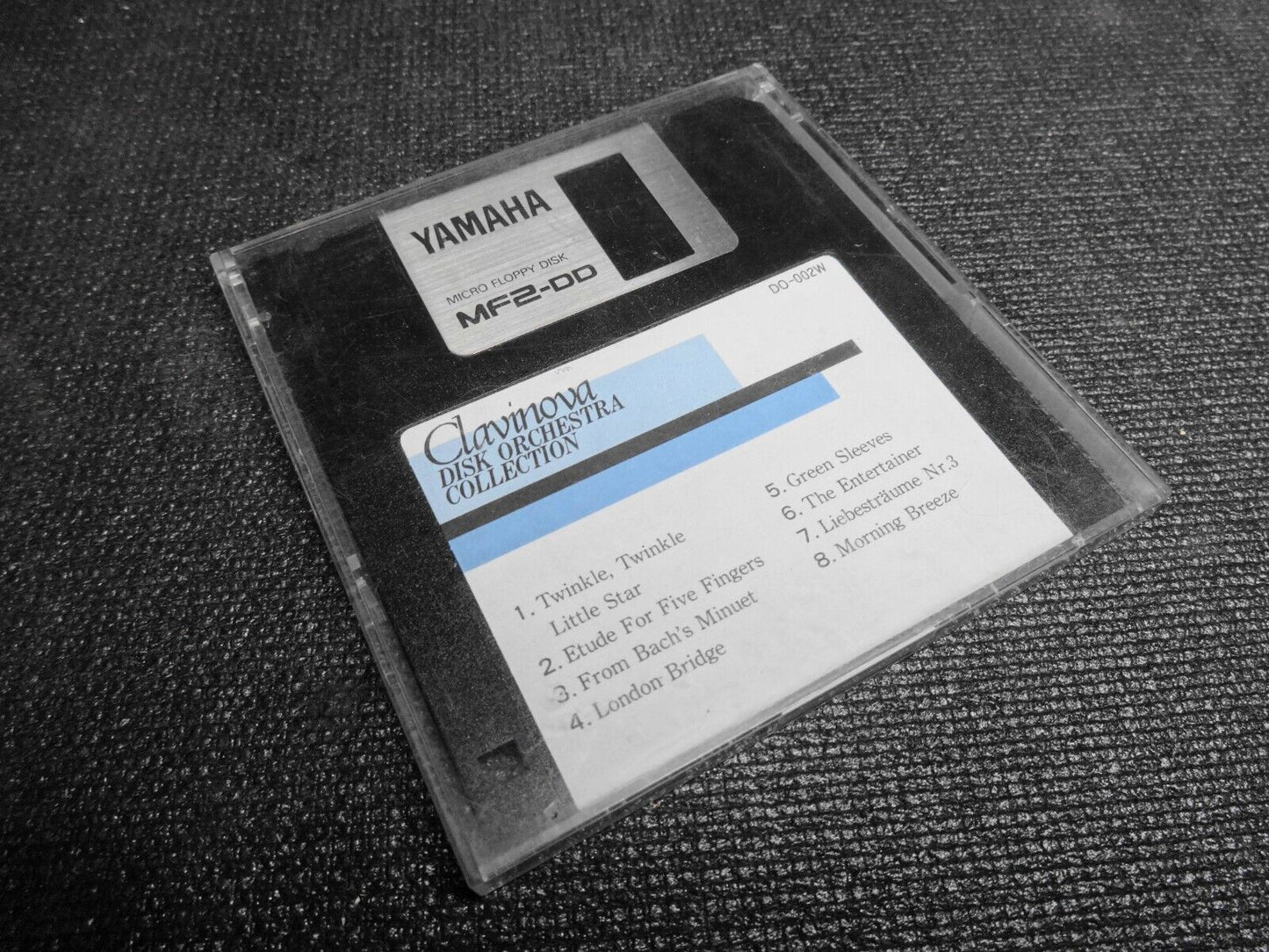 Vintage Floppy Disk Yamaha Clavinova Disk Orchestra Collection D0-002W