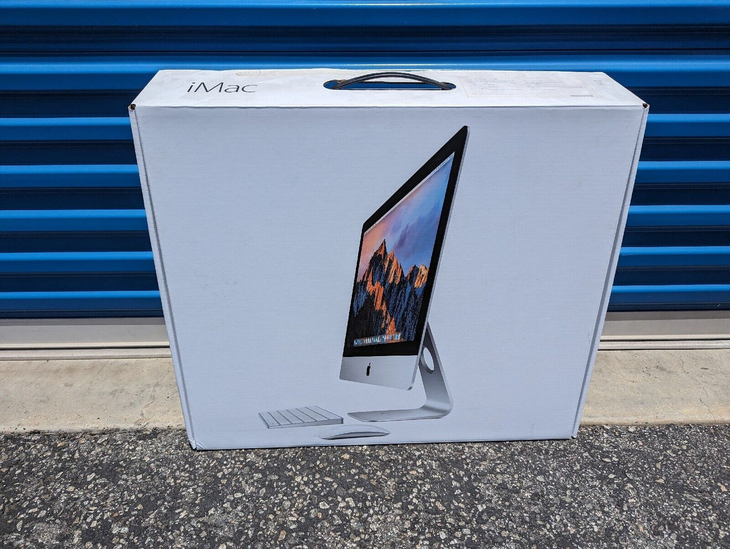 21.5" Apple iMac A1418 Replacement Shipping Box w/ Styrofoam - EMPTY BOX Only