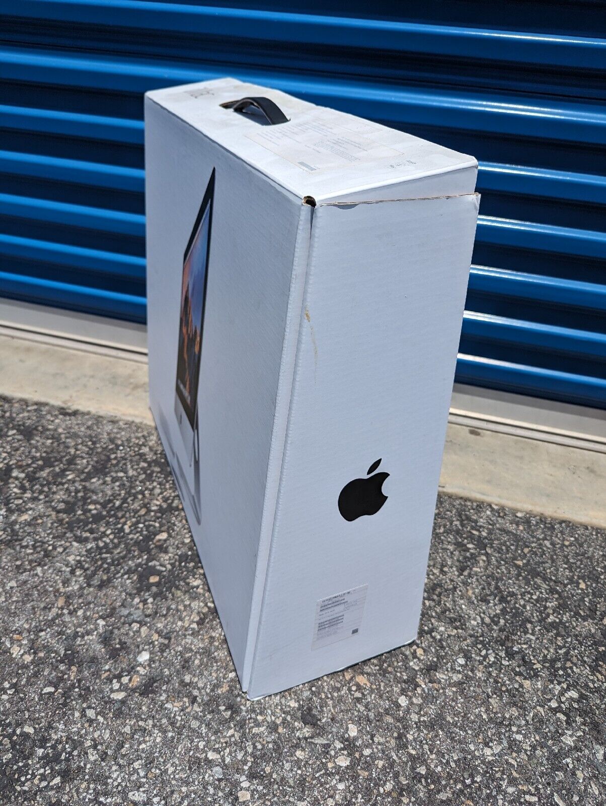 21.5" Apple iMac A1418 Replacement Shipping Box w/ Styrofoam - EMPTY BOX Only