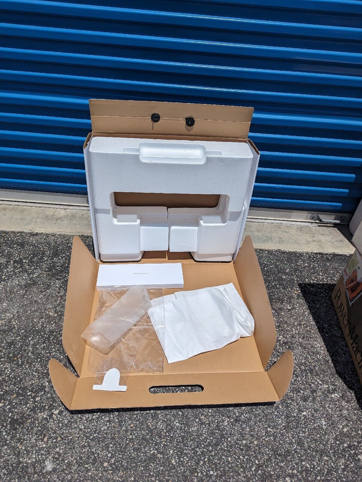 21.5" Apple iMac A1418 Replacement Shipping Box w/ Styrofoam - EMPTY BOX Only