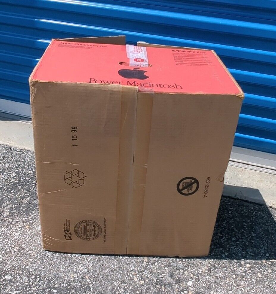 Apple PowerMacintosh G3 Original Box (box W/ Foam Inserts only) - vintage