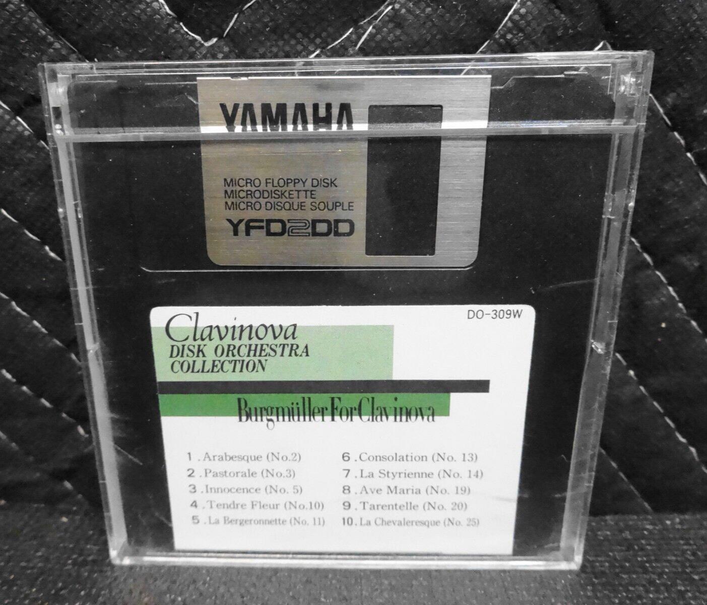Burgmuller For Clavinova Floppy Disk Yamaha Clavinova Disk Orchestra D0-309W