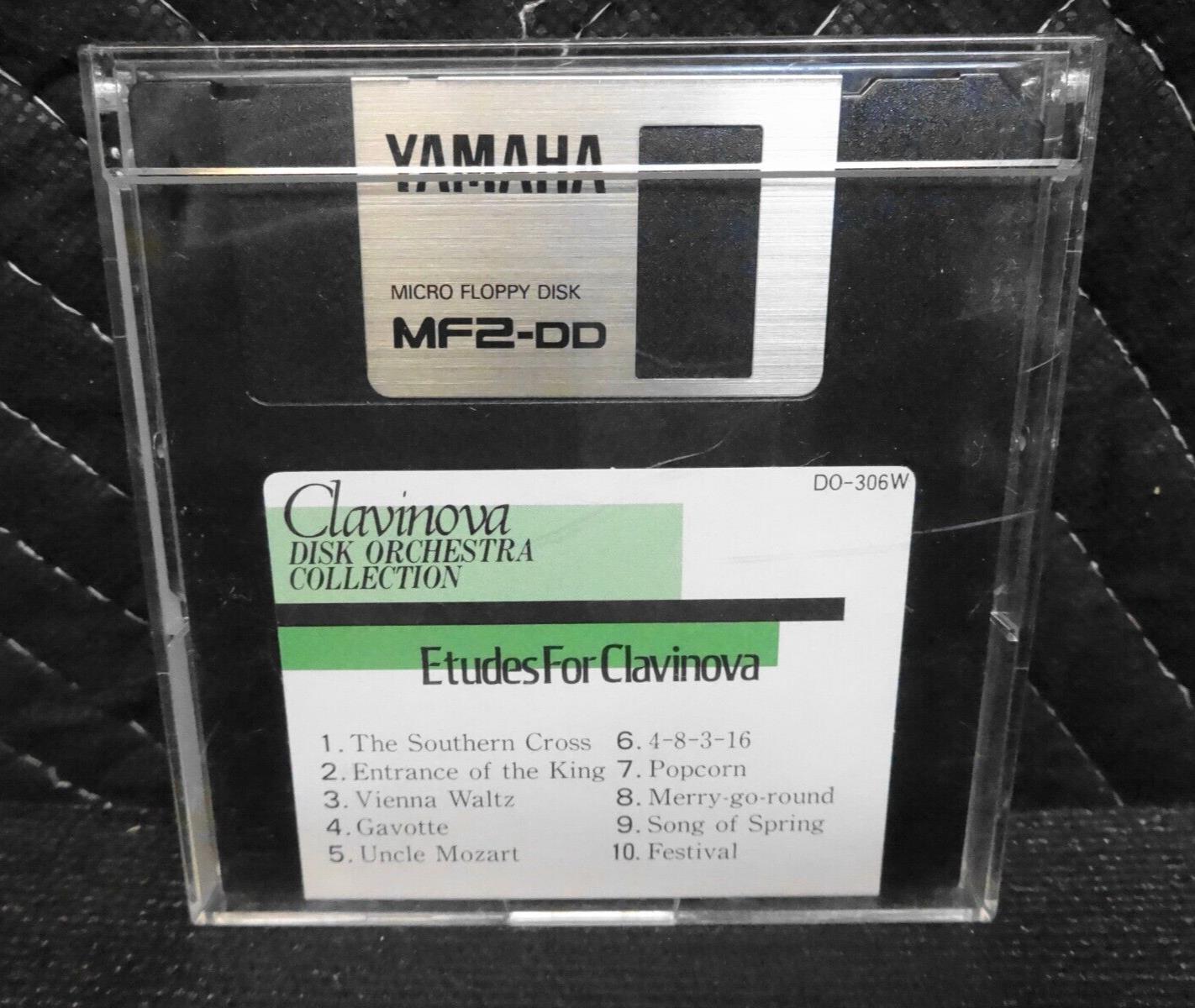 Etudes for Yamaha Clavinova Disk Orchestra - D0-306W on 3.5" Floppy