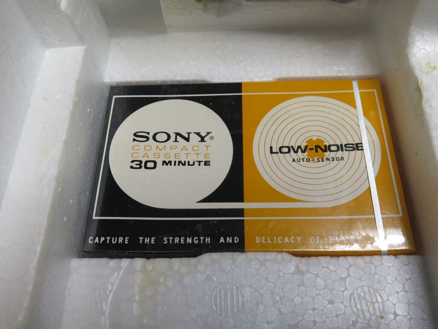 SONY TC-45 TAPE RECORDER CASSETTE PLAYER VINTAGE in Original Box w/ Manual
