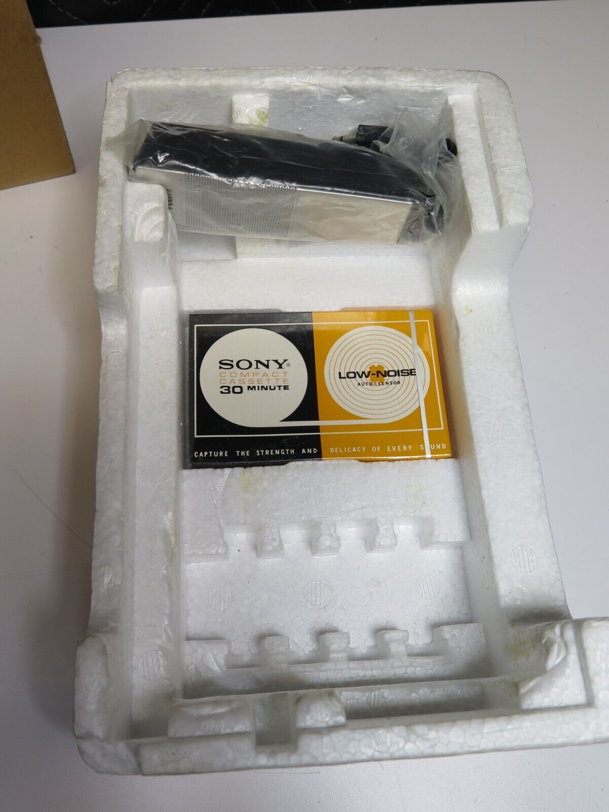 SONY TC-45 TAPE RECORDER CASSETTE PLAYER VINTAGE in Original Box w/ Manual