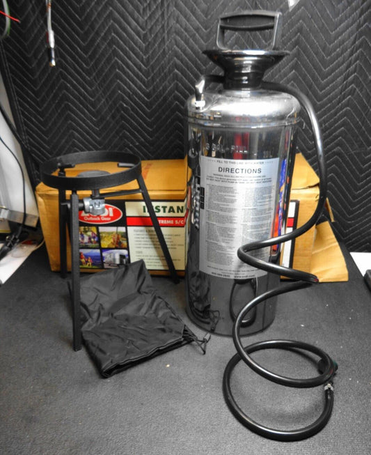 ZODI Outdoor Gear Instant Hot Shower Stove Top Water Heater W/Soft Case