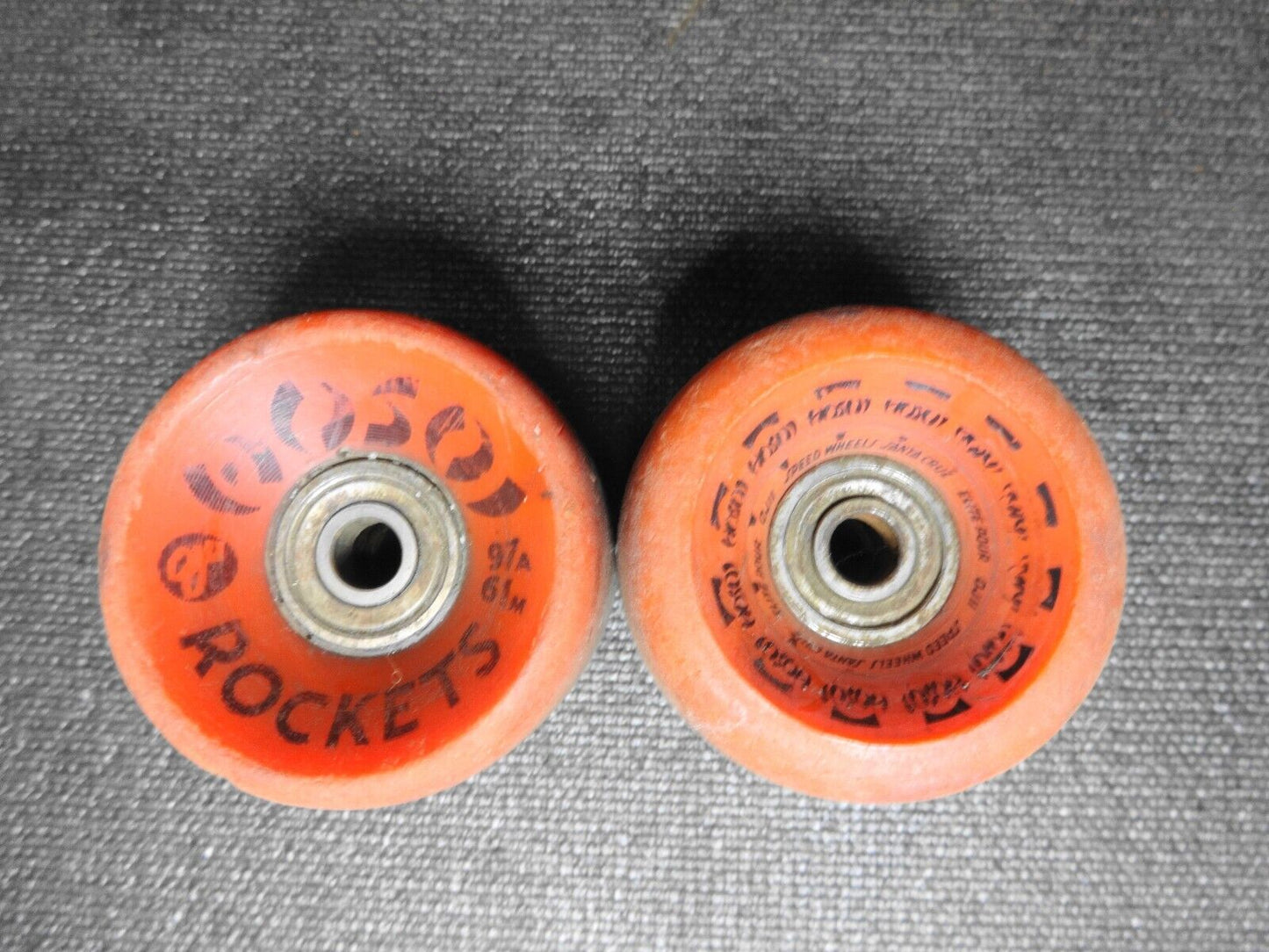 Vintage Santa Cruz OJII Hosoi Rockets Skateboard Wheels Red 61mm 97a 61m
