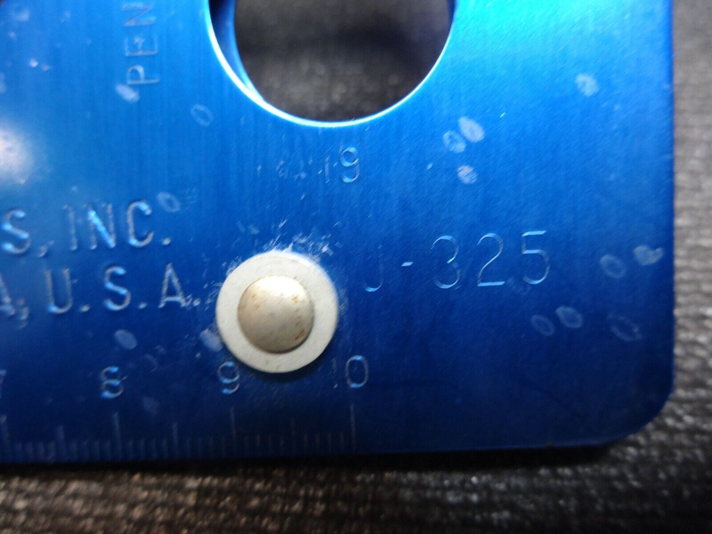 Gem-Temp J325 Ultra Violet Products Inc Lapidary circle & oval Aluminum template