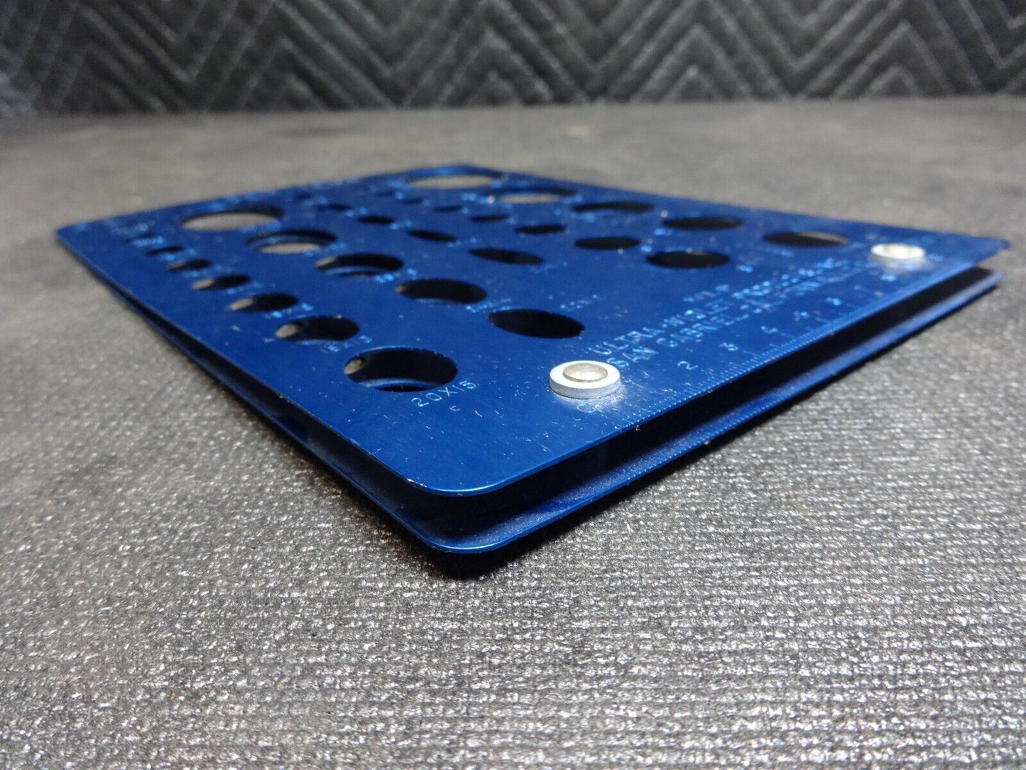 Gem-Temp J325 Ultra Violet Products Inc Lapidary circle & oval Aluminum template