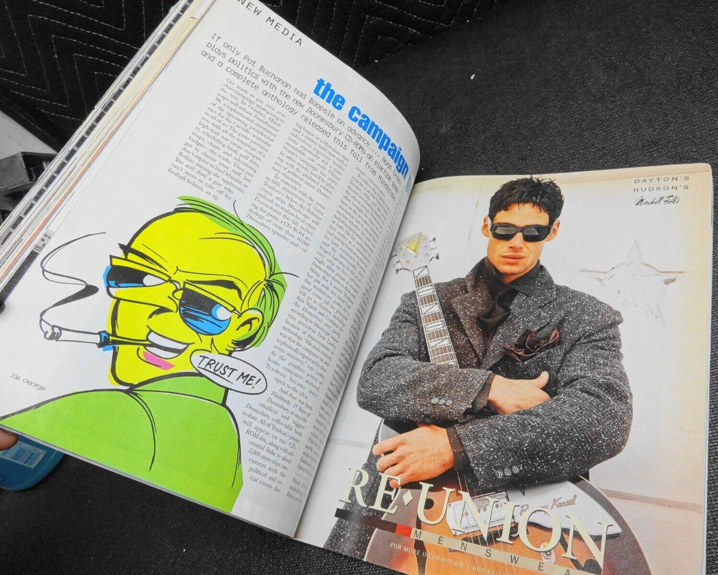 George, The Magazine Inaugural Issue Oct/Nov 1995