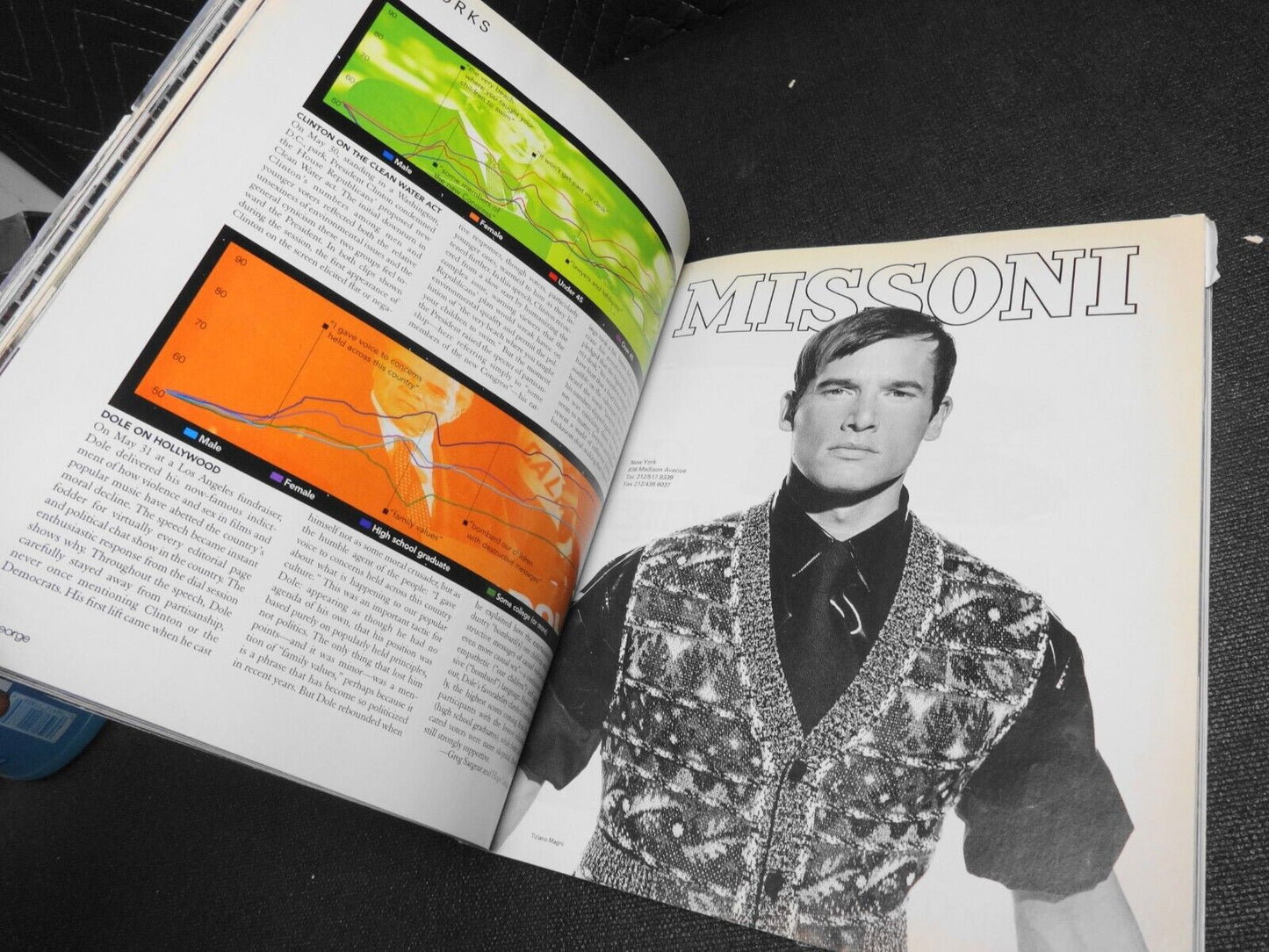 George, The Magazine Inaugural Issue Oct/Nov 1995