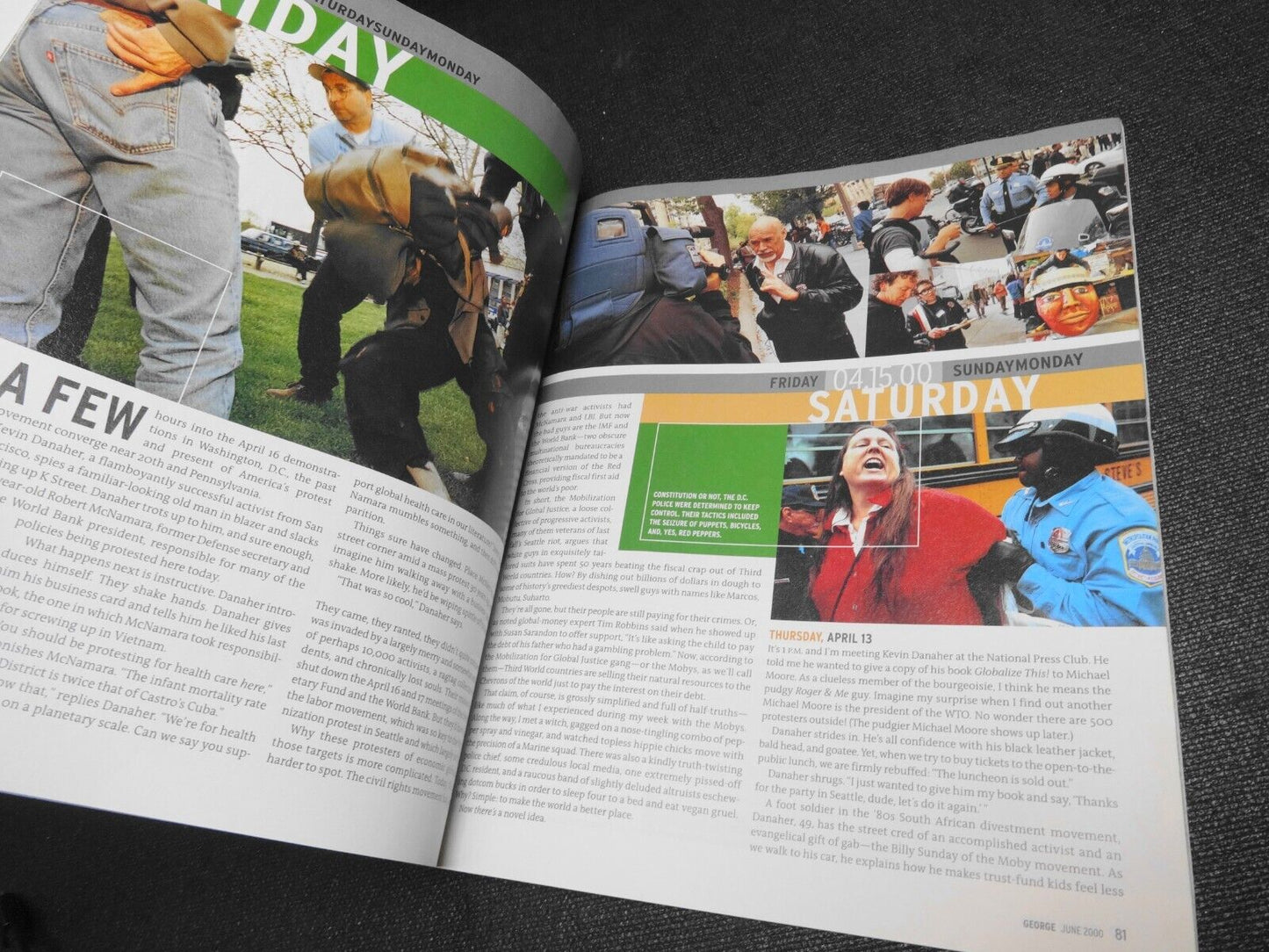 George Magazine June 2000 Gisele Bundchen Dwayne Johnson The Rock