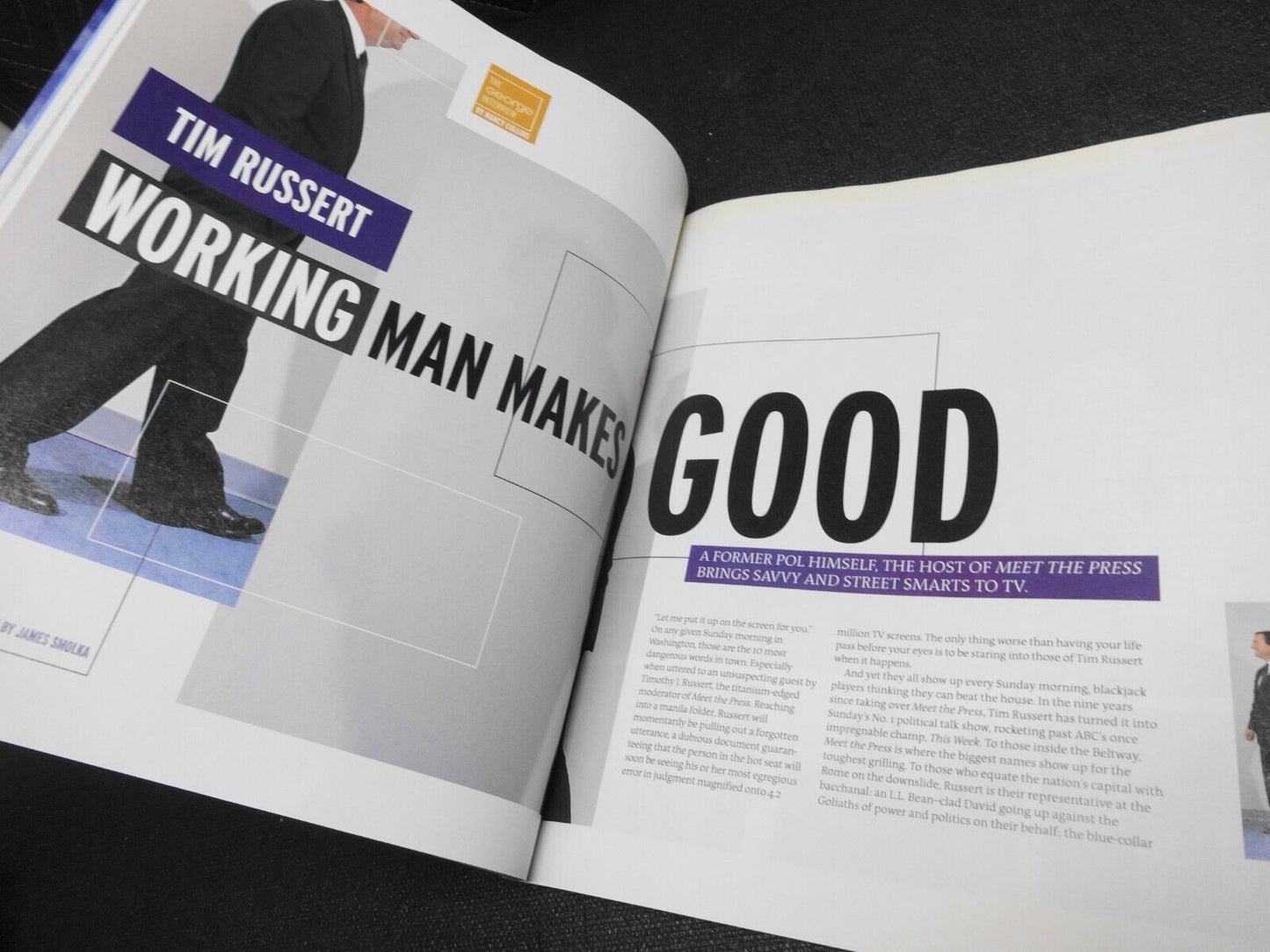 George Magazine June 2000 Gisele Bundchen Dwayne Johnson The Rock