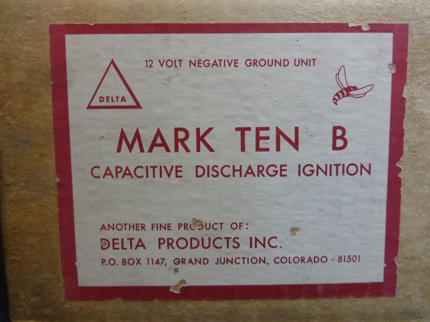 NOS Vintage Delta Products inc Mark Ten B Capacitive Discharge Ignition - Unused