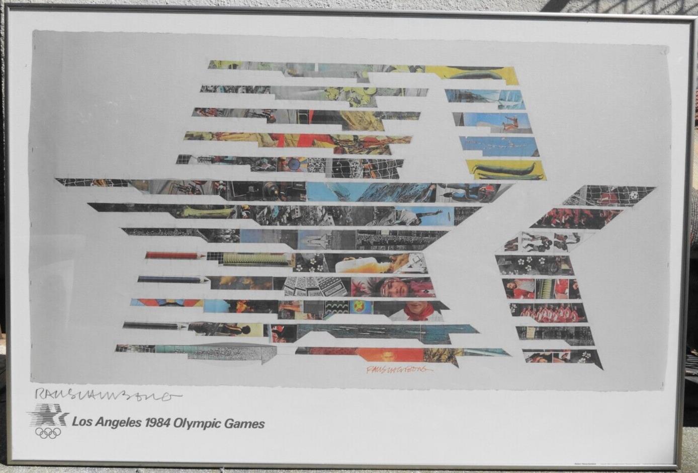 Singed Robert R Rauschenberg Stars In Motion 1984 Los Angeles Olympic Games