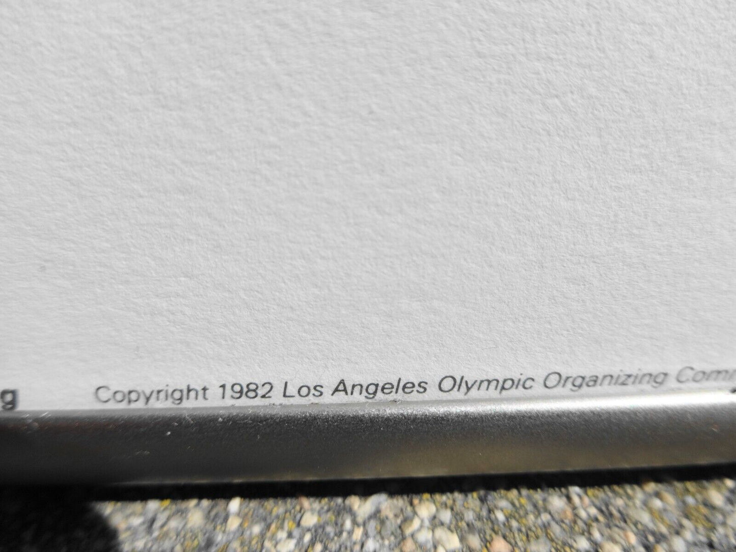 Singed Robert R Rauschenberg Stars In Motion 1984 Los Angeles Olympic Games