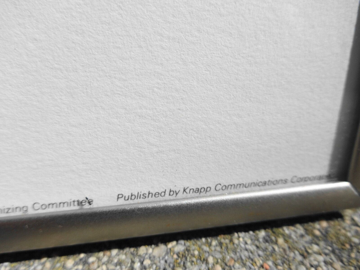 Singed Robert R Rauschenberg Stars In Motion 1984 Los Angeles Olympic Games