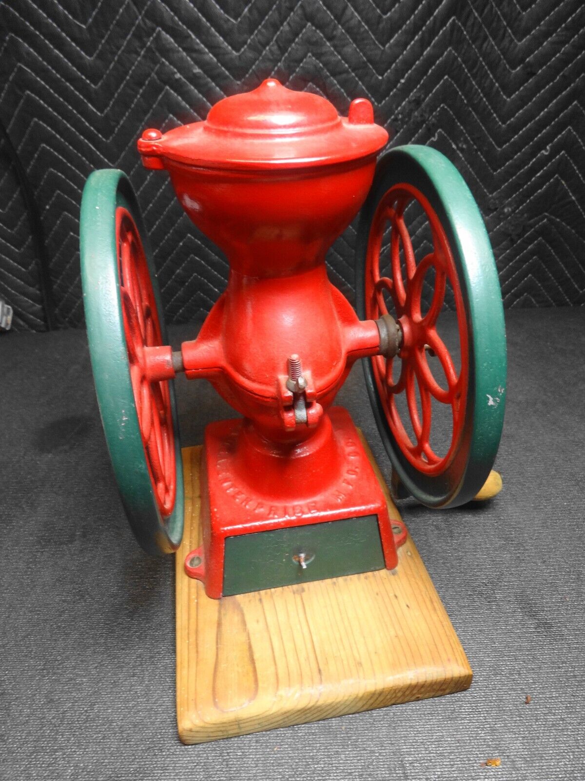 Antique Vintage Enterprise Cast Iron Coffee Grinder