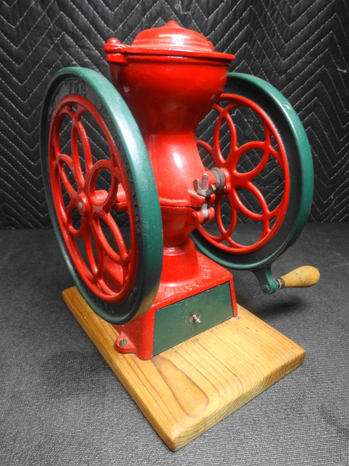 Antique Vintage Enterprise Cast Iron Coffee Grinder