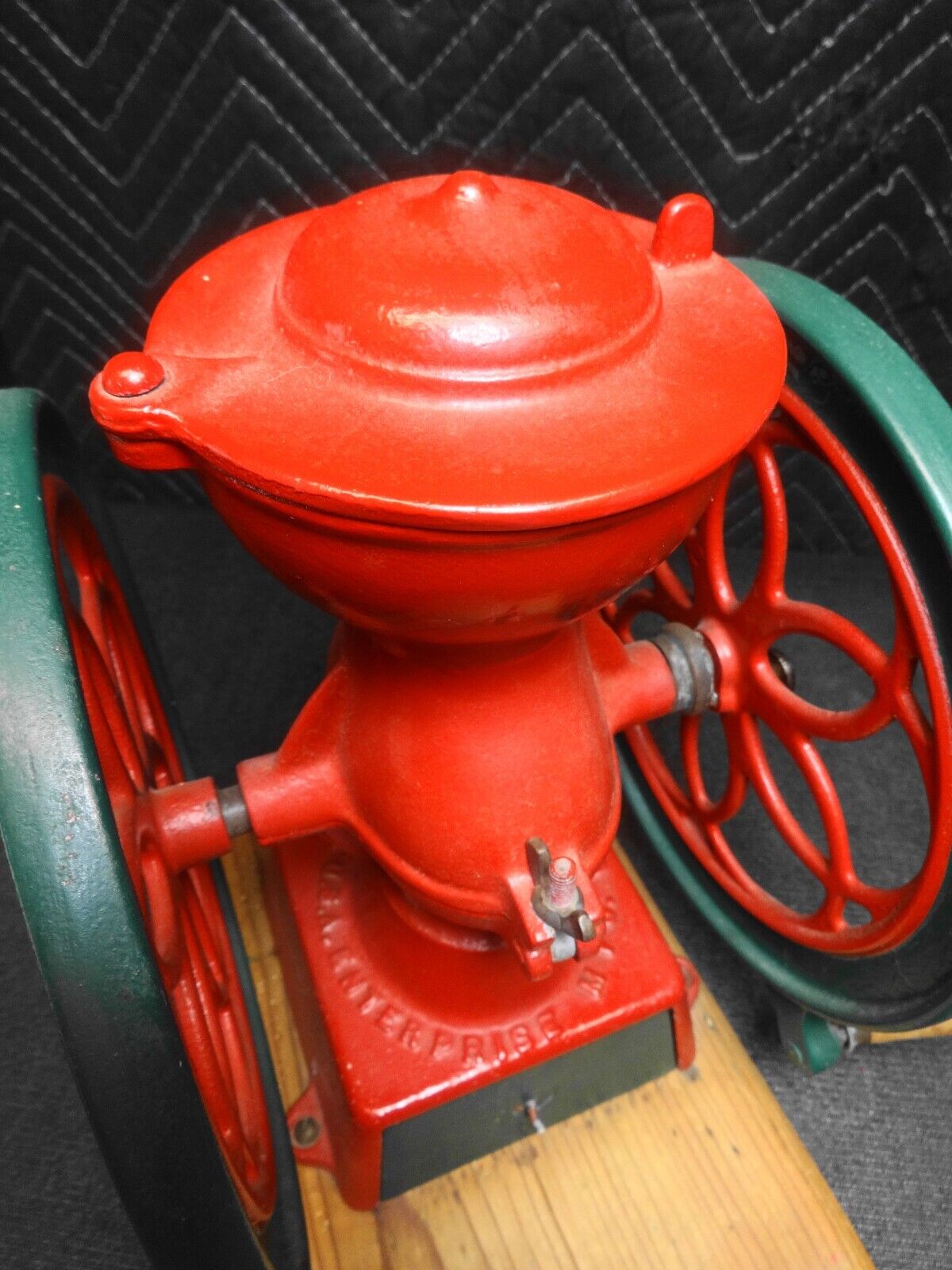 Antique Vintage Enterprise Cast Iron Coffee Grinder