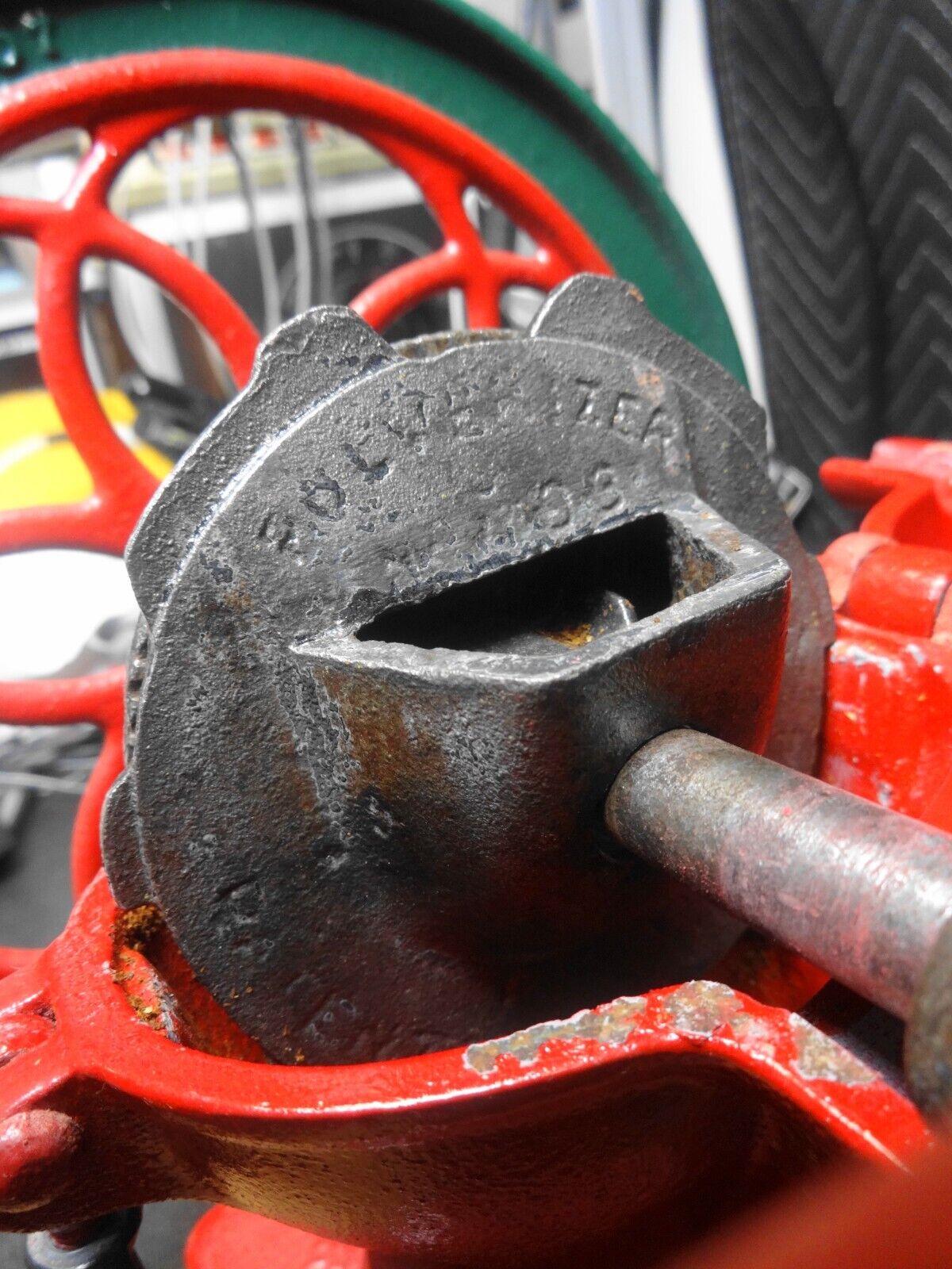 Antique Vintage Enterprise Cast Iron Coffee Grinder