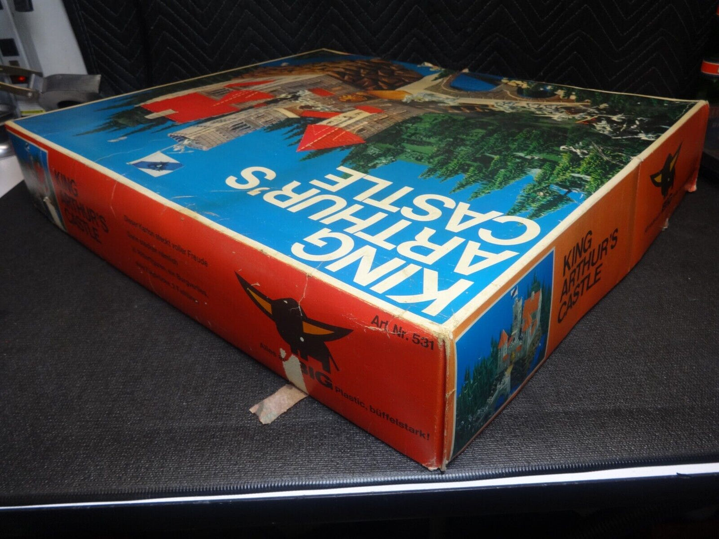 Vintage Big No. 531 King Arthur's Castle Castle in Original Box w/ Instructions