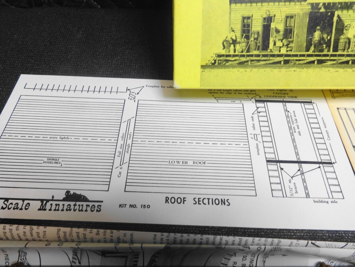 HO Scale Fine Scale Miniatures Old Time Freight House Kit No. 150 Model Railroad
