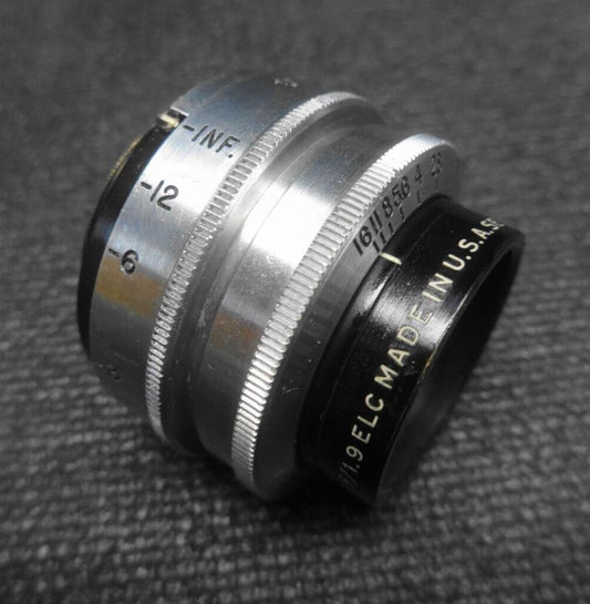 Vintage Bell & Howell Lumax 1 inch f/1.9  ELC Movie Camera C-Mount Lens