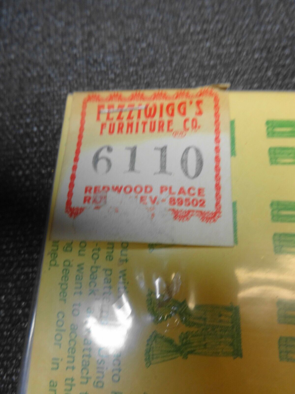 Vintage Fezziwigg's Furniture Co HO - Kitchen & Bathroom Curtains - 6110 NOS