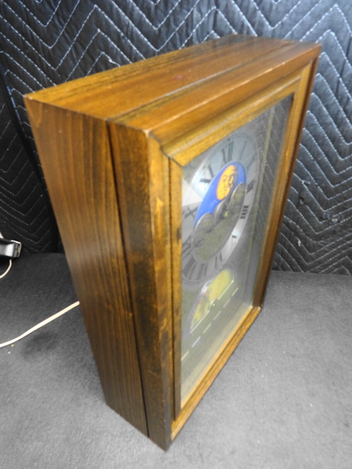 Vintage Mechtronics Fairfield Planters Clock Moon Time To Plant Model 6 Working