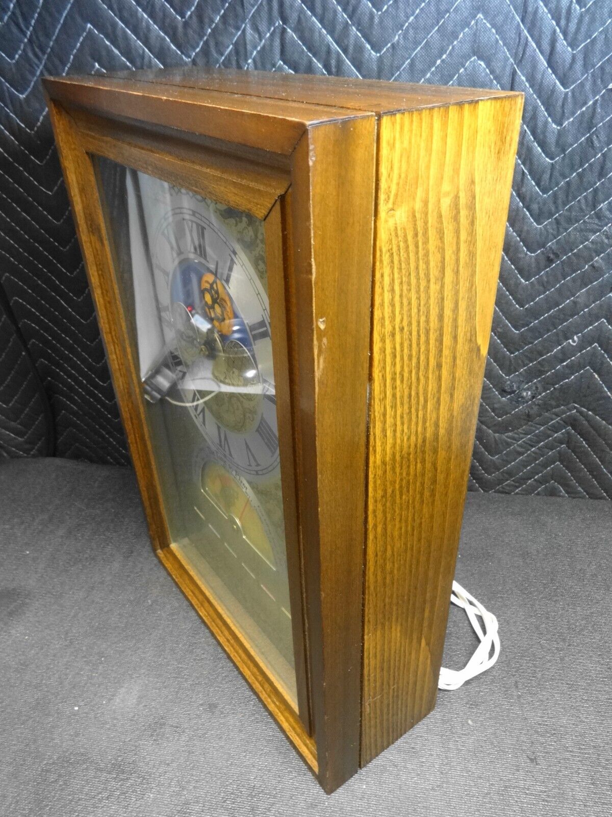 Vintage Mechtronics Fairfield Planters Clock Moon Time To Plant Model 6 Working