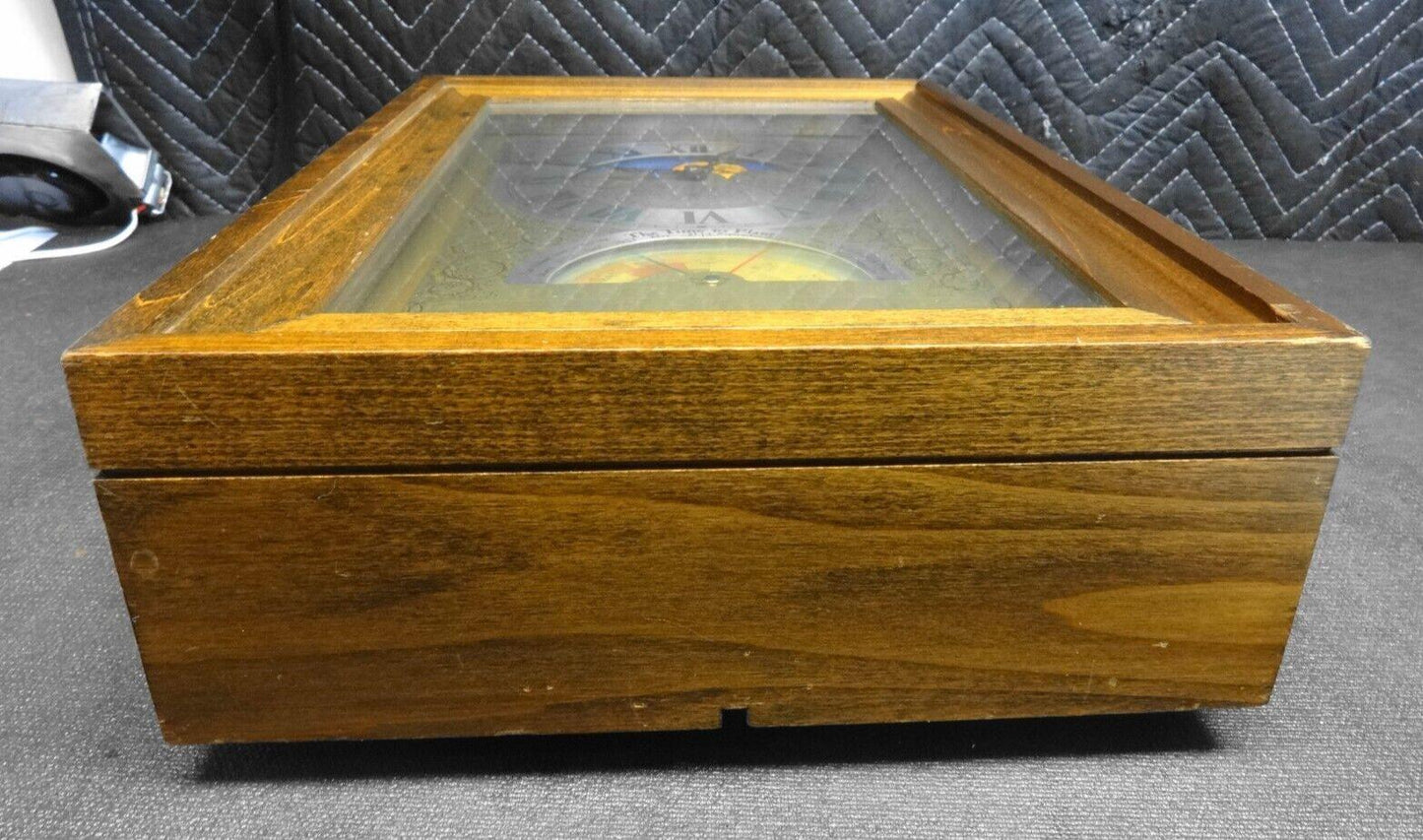 Vintage Mechtronics Fairfield Planters Clock Moon Time To Plant Model 6 Working