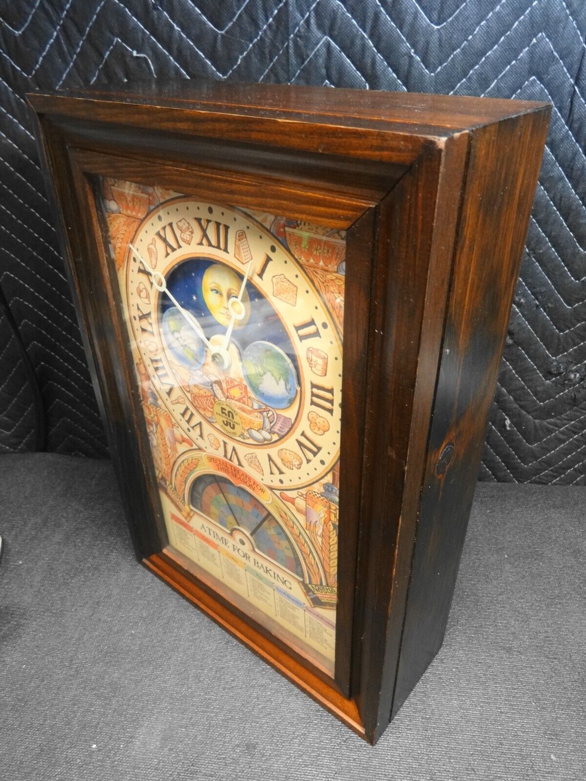 Vintage 1979 Nestle A Time for Baking Clock Toll House Cookies 50th Anniversary