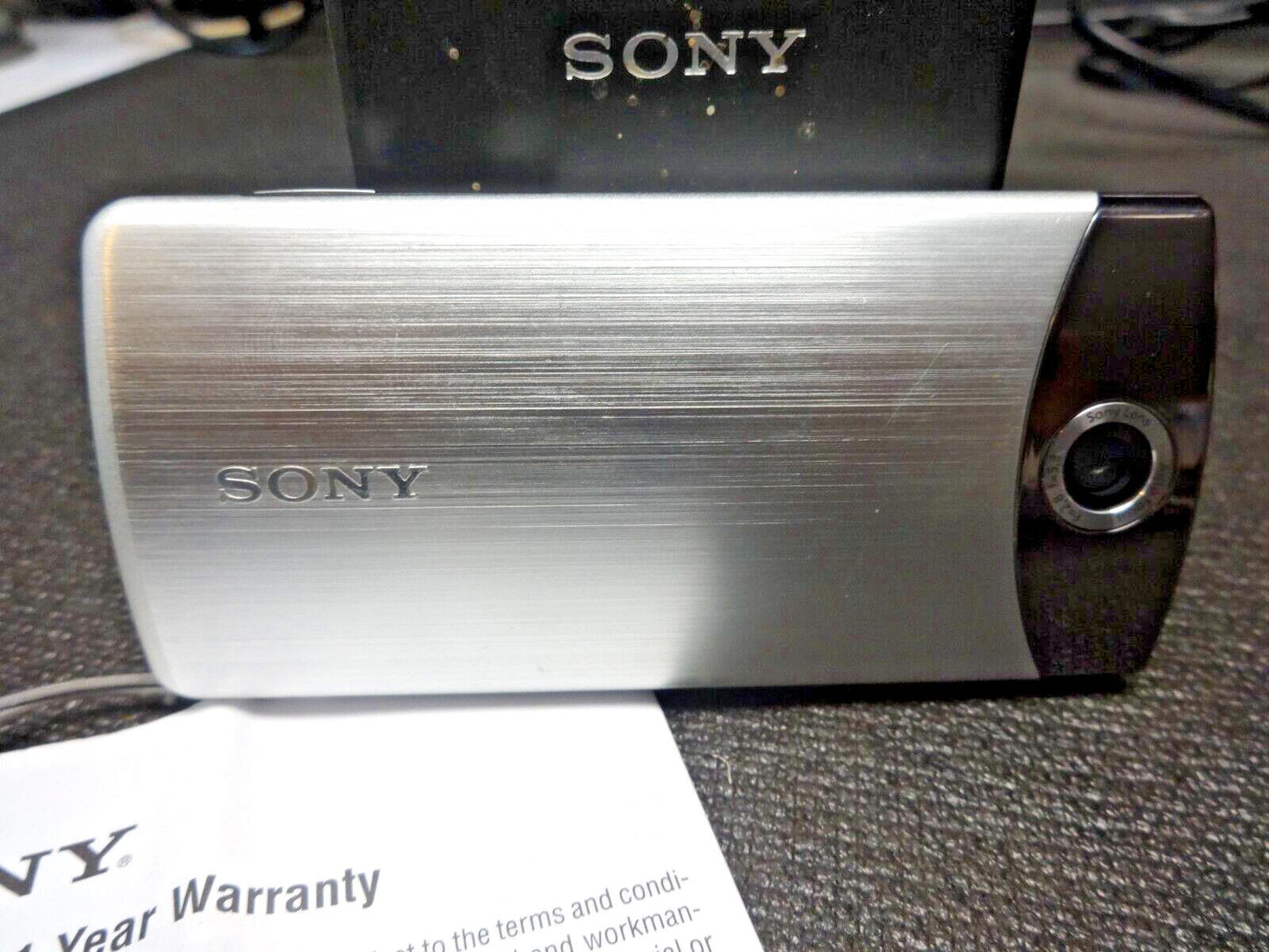 Sony MHS-TS10 Silver Bloggie Touch Mobile HD Snap Camera - 4 GB of Memory