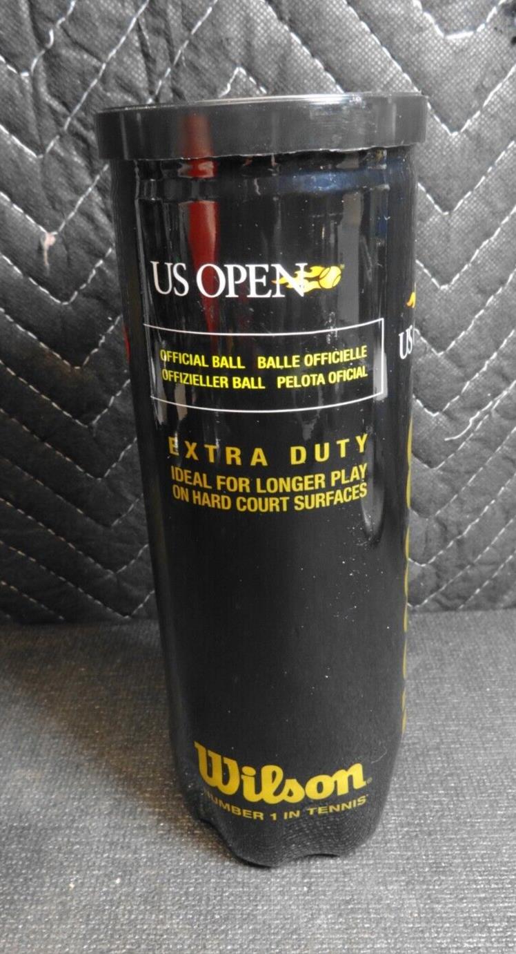 Official WILSON Premium US Open Tennis Balls Extra Duty SEALED (3 Balls) NEW