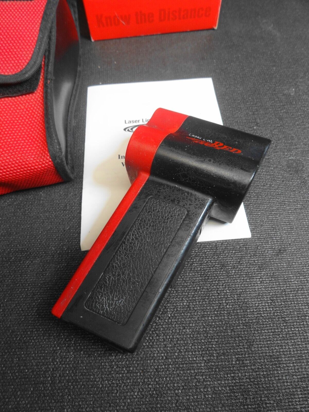 Laser Link Red Hot Range Finder w/ Case, Box & Manual