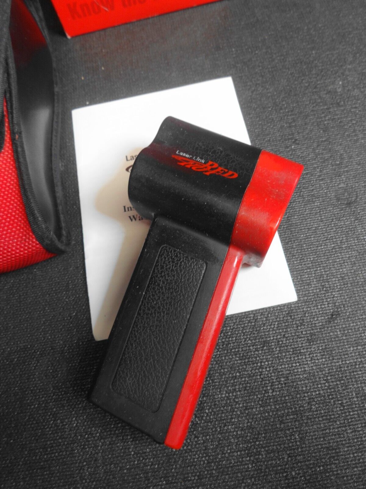 Laser Link Red Hot Range Finder w/ Case, Box & Manual