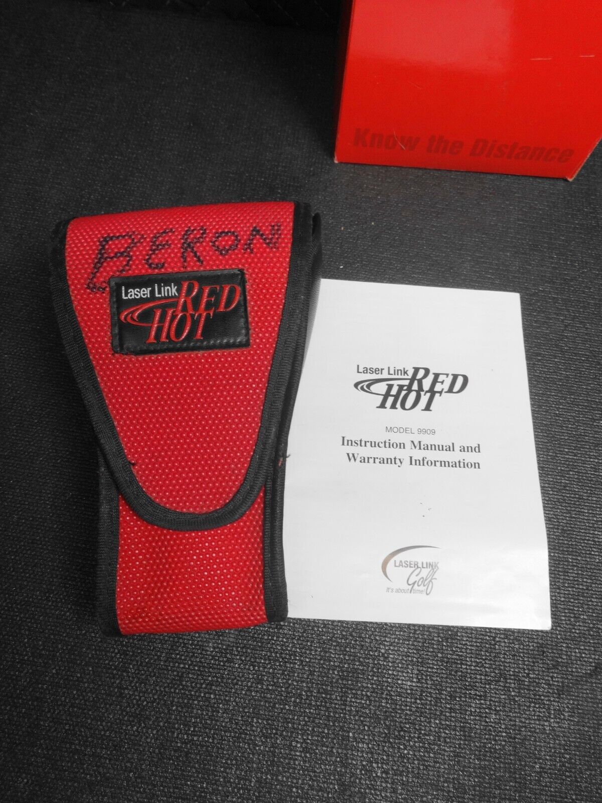 Laser Link Red Hot Range Finder w/ Case, Box & Manual