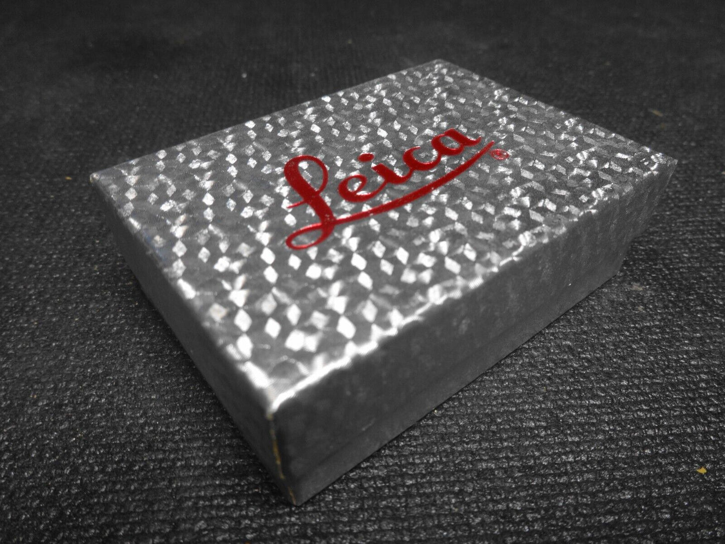 Vintage 1980's LEICA CAMERA Brass Belt Buckle for up to 1.25" Inch Belt w/ Box