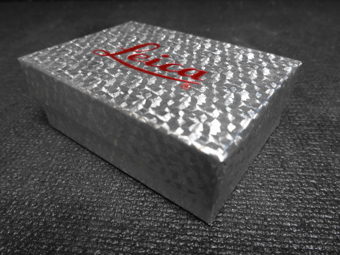 Vintage 1980's LEICA CAMERA Brass Belt Buckle for up to 1.25" Inch Belt w/ Box