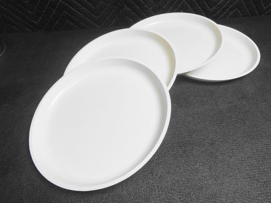 QTY 4 - Le Menu ARMOUR Anchor Hocking High Heat Melamine Microwave Plates 7 3/4"