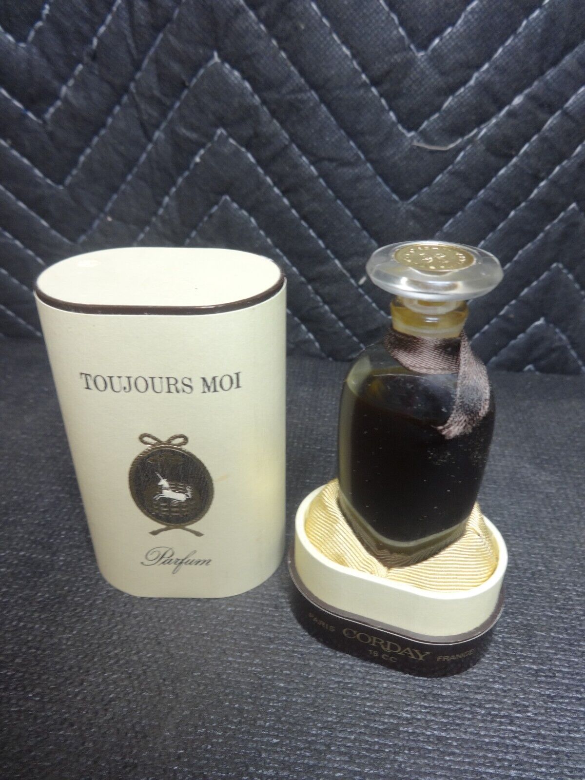 NOS Vintage Toujours Moi de Corday Perfume 15cc Parfum in Box Original 1960s 50s