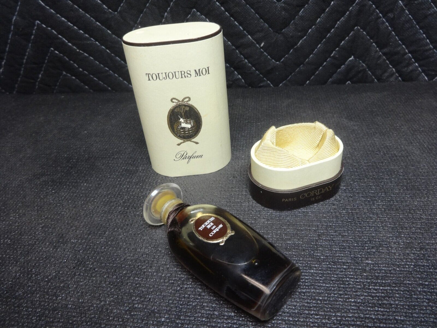 NOS Vintage Toujours Moi de Corday Perfume 15cc Parfum in Box Original 1960s 50s