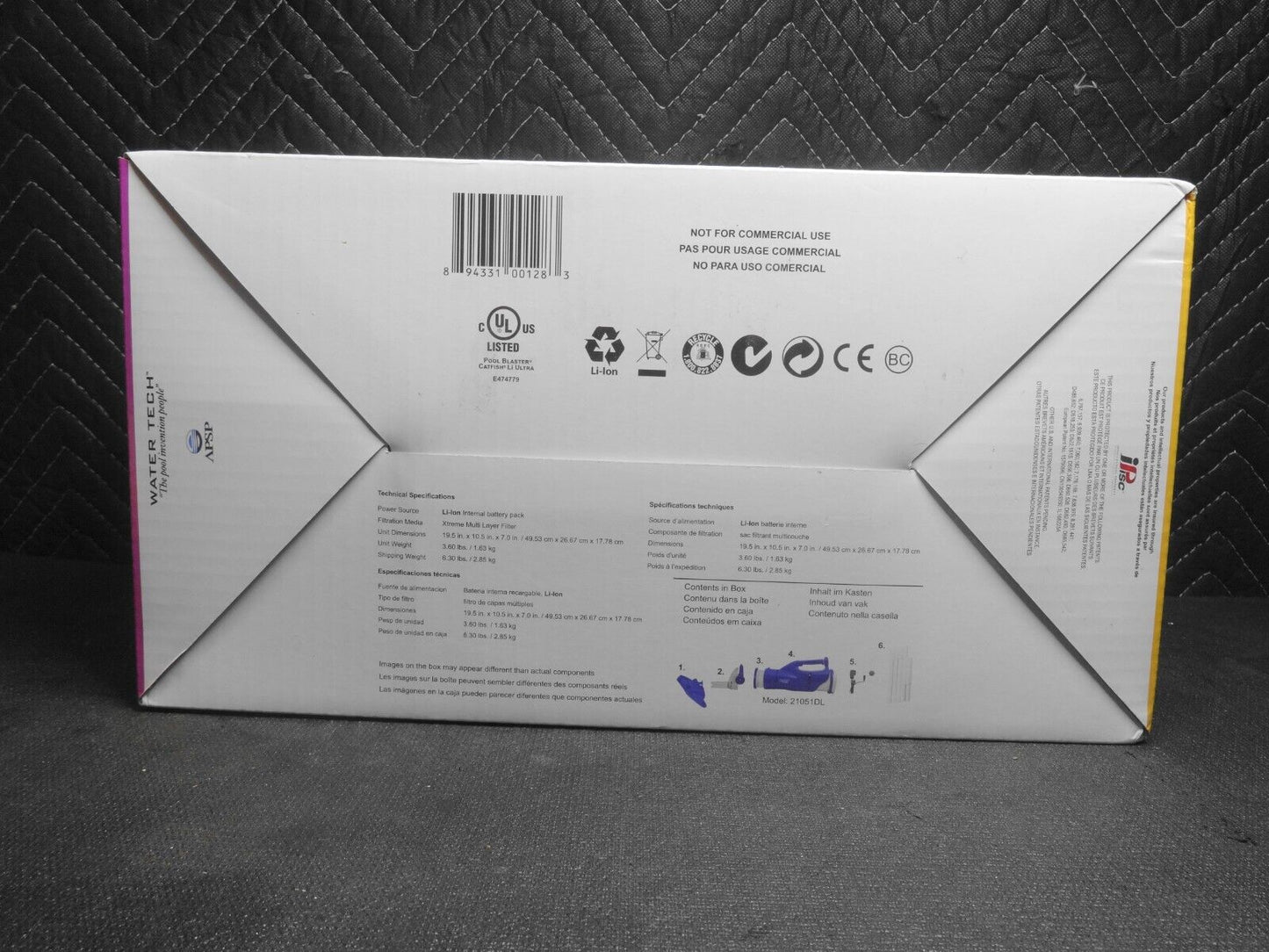 WaterTech Pool Blaster Catfish Li Ultra Cordless Pool & Spa Vacuum (21001DL)