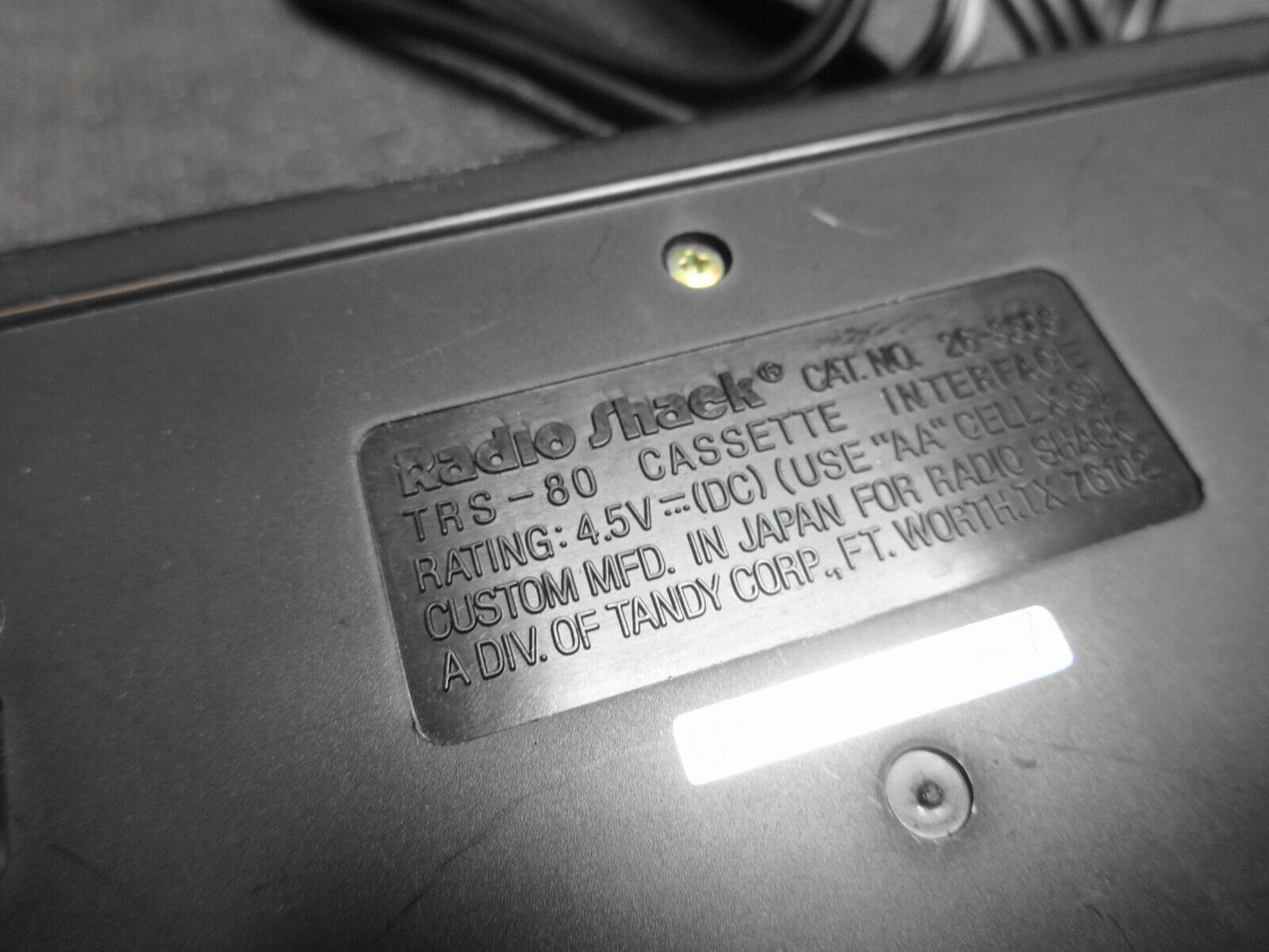 TRS-80 (PC-1) Pocket Computer Cassette Interface