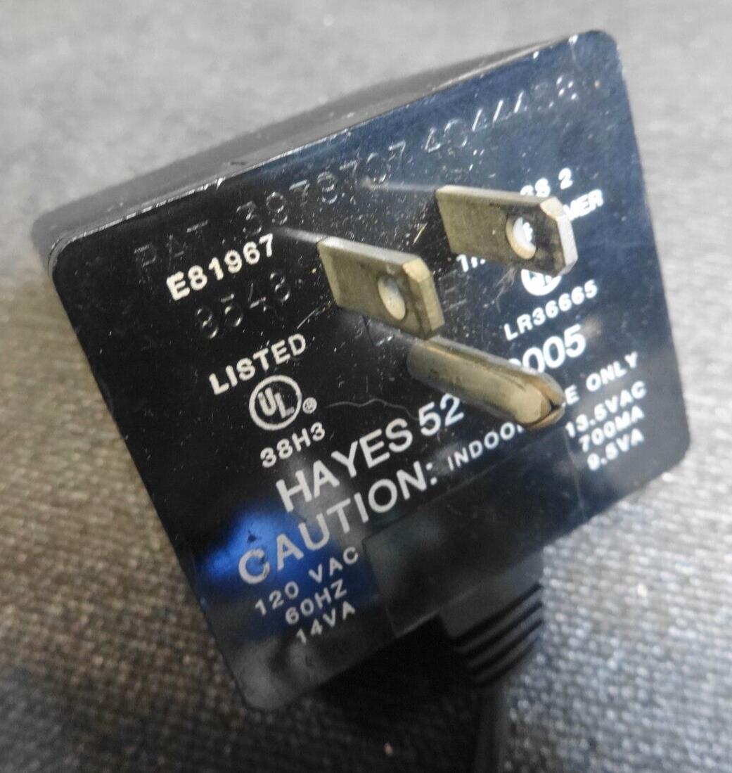 Hayes 52-00003 Power Supply Special Connector for Modems