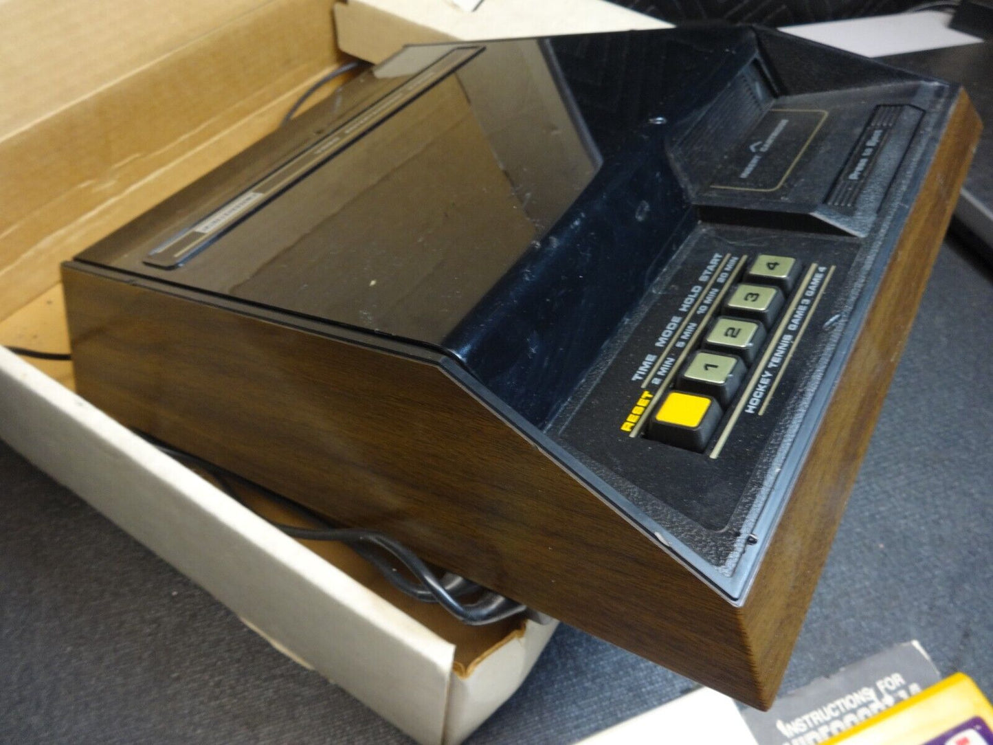 Fairchild Channel F Video Entertainment System And 8 Videocarts - Working