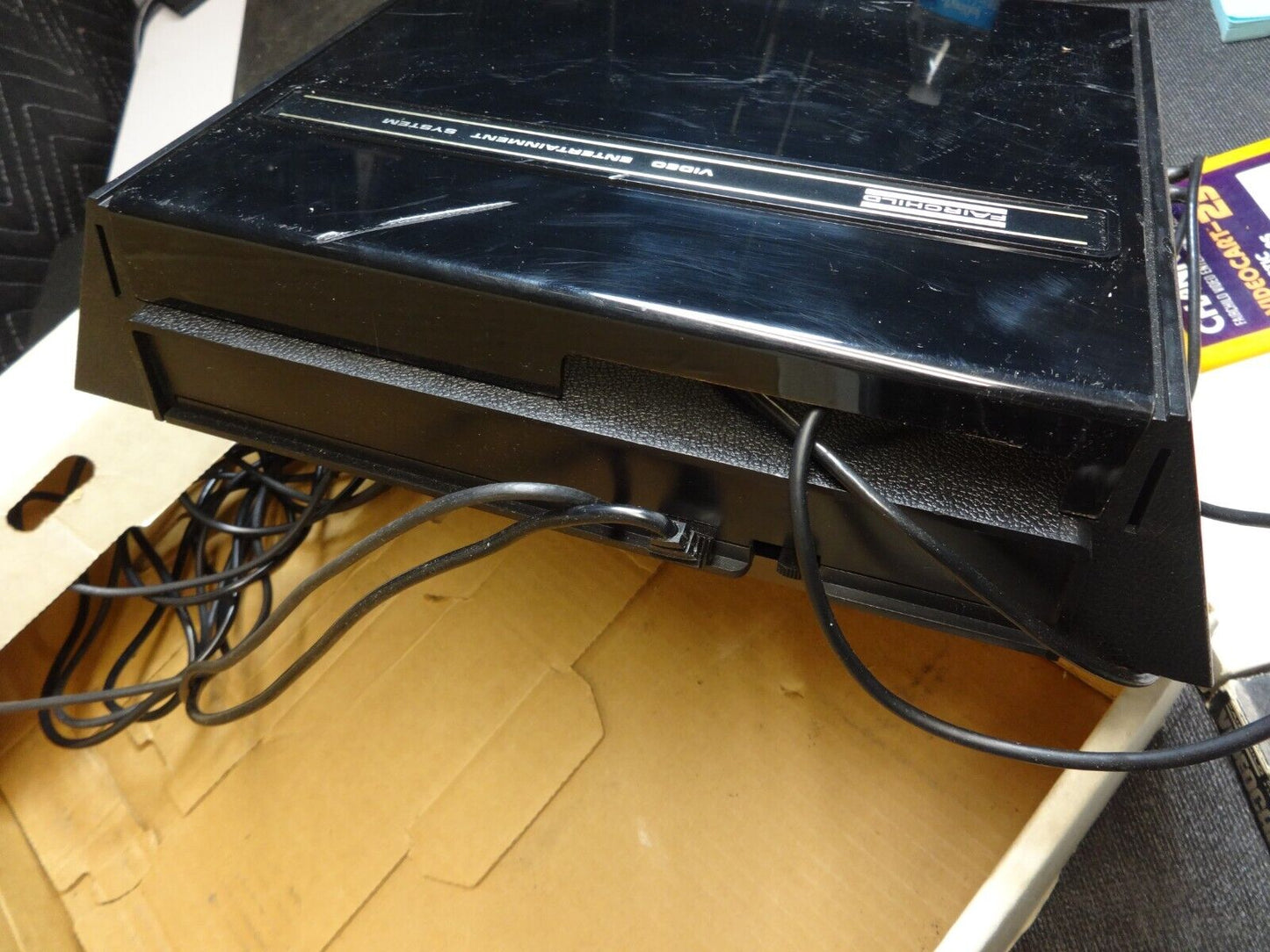 Fairchild Channel F Video Entertainment System And 8 Videocarts - Working