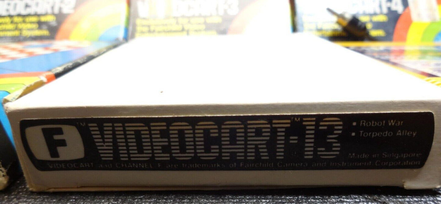 Fairchild Channel F Video Entertainment System And 8 Videocarts - Working